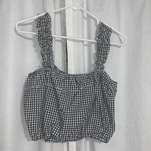Checkered tank top